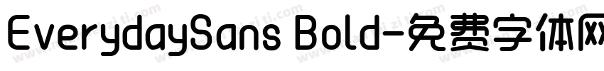 EverydaySans Bold字体转换